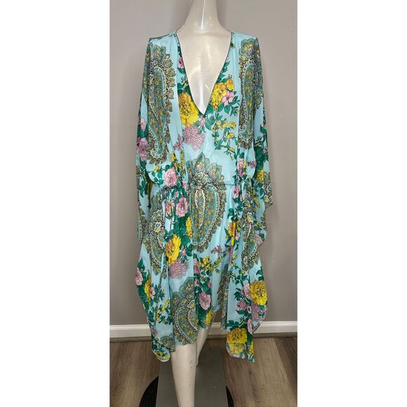 Kobi Halperin Alice Mixed Print Cover-Up Dress SIZE XL $498 - Picture 4 of 9